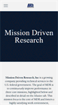 Mobile Screenshot of missiondrivenresearch.com